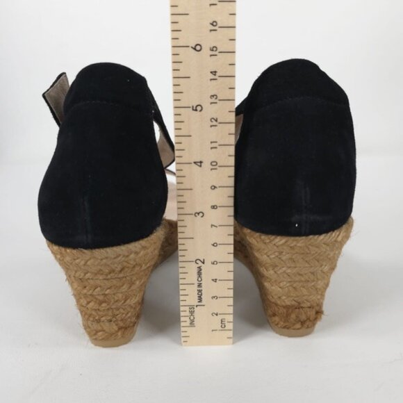 NWOB Eric Michael Spain Made 🇪🇸 LEATHER UPPER/LINING Milan Wedge Sandals 40 - Picture 11 of 15